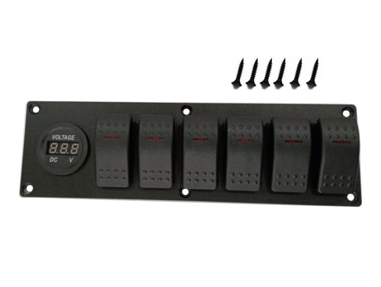 SWİTCH PANELİ,SWİTCH PANEL,MARİN SWİTCH PANEL,KARAVAN SWİTCH PANEL